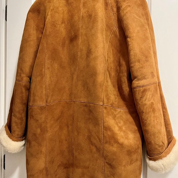Women's Authentic Sherpa Coat - Tobacco - New - Size Large - Picture 3 of 4